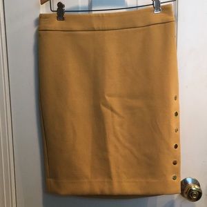 Mustard colored skirt